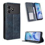 Custodia per telefono in pelle con trama retrò con fibbia magnetica, For ZTE nubia Air, For ZTE nubia Z80 Ultra, For ZTE nubia RedMagic 11 Pro / 11 Pro+, For ZTE Blade A76 4G, For ZTE Blade A76 5G, For ZTE Blade A36 4G