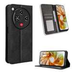 Custodia per telefono in pelle con trama retrò con fibbia magnetica, For ZTE nubia Focus 2 5G, For ZTE nubia Music 2, For ZTE nubia S 5G A403ZT, For ZTE Blade V70 Max, For ZTE Blade V70 Design 4G, For ZTE nubia Z70 Ultra