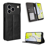 Custodia per telefono in pelle con trama retrò con fibbia magnetica, For ZTE nubia Air, For ZTE nubia Z80 Ultra, For ZTE nubia RedMagic 11 Pro / 11 Pro+, For ZTE Blade A76 4G, For ZTE Blade A76 5G, For ZTE Blade A36 4G