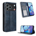 Custodia per telefono in pelle con trama retrò con fibbia magnetica, For ZTE nubia RedMagic 11 Air, For ZTE Nubia V80 Max, For ZTE A75 Pro / Telstra T-Elite 5G, For ZTE nubia S2 504ZT, For ZTE nubia S2e / S2R / S2 Lite, For ZTE nubia V80 Design