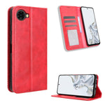 Custodia per telefono in pelle con trama retrò con fibbia magnetica, For ZTE nubia RedMagic 11 Air, For ZTE Nubia V80 Max, For ZTE A75 Pro / Telstra T-Elite 5G, For ZTE nubia S2 504ZT, For ZTE nubia S2e / S2R / S2 Lite, For ZTE nubia V80 Design