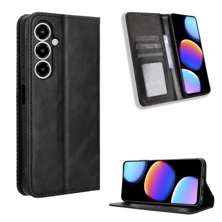 Custodia per telefono in pelle con trama retrò con fibbia magnetica, For ZTE nubia RedMagic 11 Air, For ZTE Nubia V80 Max, For ZTE A75 Pro / Telstra T-Elite 5G, For ZTE nubia S2 504ZT, For ZTE nubia S2e / S2R / S2 Lite, For ZTE nubia V80 Design