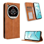 Custodia per telefono in pelle con trama retrò con fibbia magnetica, For ZTE Blade A56 4G, For ZTE nubia Neo 3 5G, For ZTE nubia Red Magic 10 Air, For ZTE Blade A35e Z2466, For ZTE nubia Neo 3 GT 5G, For ZTE nubia Focus 2 Ultra 5G