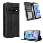 Custodia per telefono in pelle con trama retrò con fibbia magnetica, For ZTE Kantan Sumaho5 A601ZT, For ZTE nubia Neo 5 Pro 5G, For ZTE nubia Neo 5 5G, For ZTE nubia P9 Pro 5G / Optus X Pro 2 5G, For ZTE nubia Neo 5 GT 5G, For ZTE Optus X Value 5G