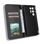 Custodia per telefono in pelle con trama retrò con fibbia magnetica, For ZTE nubia RedMagic 11 Air, For ZTE Nubia V80 Max, For ZTE A75 Pro / Telstra T-Elite 5G, For ZTE nubia S2 504ZT, For ZTE nubia S2e / S2R / S2 Lite, For ZTE nubia V80 Design