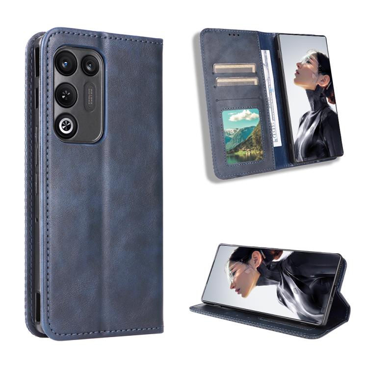 Custodia per telefono in pelle con trama retrò con fibbia magnetica, For ZTE nubia RedMagic 11 Air, For ZTE Nubia V80 Max, For ZTE A75 Pro / Telstra T-Elite 5G, For ZTE nubia S2 504ZT, For ZTE nubia S2e / S2R / S2 Lite, For ZTE nubia V80 Design