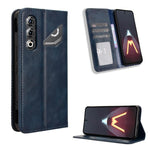 Custodia per telefono in pelle con trama retrò con fibbia magnetica, For ZTE Kantan Sumaho5 A601ZT, For ZTE nubia Neo 5 Pro 5G, For ZTE nubia Neo 5 5G, For ZTE nubia P9 Pro 5G / Optus X Pro 2 5G, For ZTE nubia Neo 5 GT 5G, For ZTE Optus X Value 5G