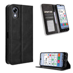 Custodia per telefono in pelle con trama retrò con fibbia magnetica, For ZTE Kantan Sumaho5 A601ZT, For ZTE nubia Neo 5 Pro 5G, For ZTE nubia Neo 5 5G, For ZTE nubia P9 Pro 5G / Optus X Pro 2 5G, For ZTE nubia Neo 5 GT 5G, For ZTE Optus X Value 5G