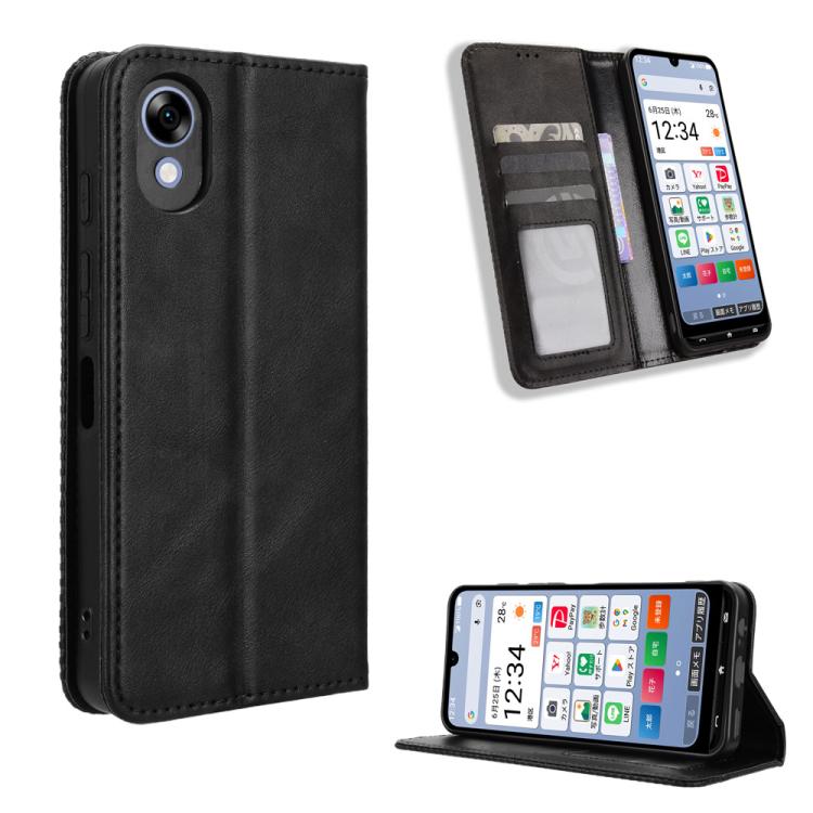 Custodia per telefono in pelle con trama retrò con fibbia magnetica, For ZTE Kantan Sumaho5 A601ZT, For ZTE nubia Neo 5 Pro 5G, For ZTE nubia Neo 5 5G, For ZTE nubia P9 Pro 5G / Optus X Pro 2 5G, For ZTE nubia Neo 5 GT 5G, For ZTE Optus X Value 5G