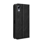 Custodia per telefono in pelle con trama retrò con fibbia magnetica, For ZTE Kantan Sumaho5 A601ZT, For ZTE nubia Neo 5 Pro 5G, For ZTE nubia Neo 5 5G, For ZTE nubia P9 Pro 5G / Optus X Pro 2 5G, For ZTE nubia Neo 5 GT 5G, For ZTE Optus X Value 5G