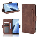 Custodia per telefono in pelle con slot per schede di consistenza al polpaccio, For OPPO A78 4G, For OPPO Find X8 Pro, For OPPO Reno7 A