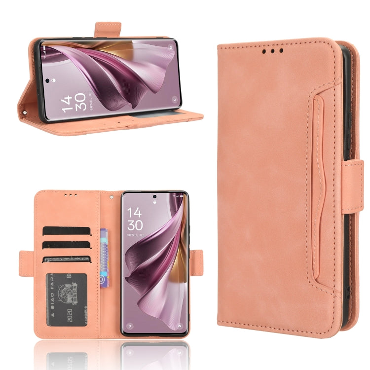 Custodia per telefono in pelle con slot per schede di consistenza al polpaccio, For OPPO A38 4G / A18 4G, For OPPO A2 Pro 5G, For OPPO A58 4G, For OPPO Reno10 / Reno10 Pro Global