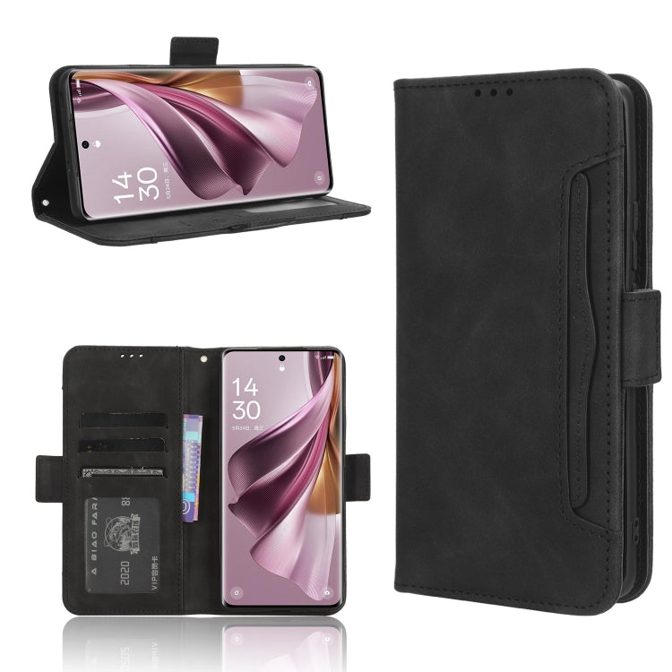 Custodia per telefono in pelle con slot per schede di consistenza al polpaccio, For OPPO A38 4G / A18 4G, For OPPO A2 Pro 5G, For OPPO A58 4G, For OPPO Reno10 / Reno10 Pro Global