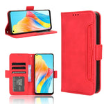 Custodia per telefono in pelle con slot per schede di consistenza al polpaccio, For OPPO A38 4G / A18 4G, For OPPO A2 Pro 5G, For OPPO A58 4G, For OPPO Reno10 / Reno10 Pro Global