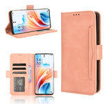 Custodia per telefono in pelle con slot per schede di consistenza al polpaccio, For OPPO A38 4G / A18 4G, For OPPO A2 Pro 5G, For OPPO A58 4G, For OPPO Reno10 / Reno10 Pro Global