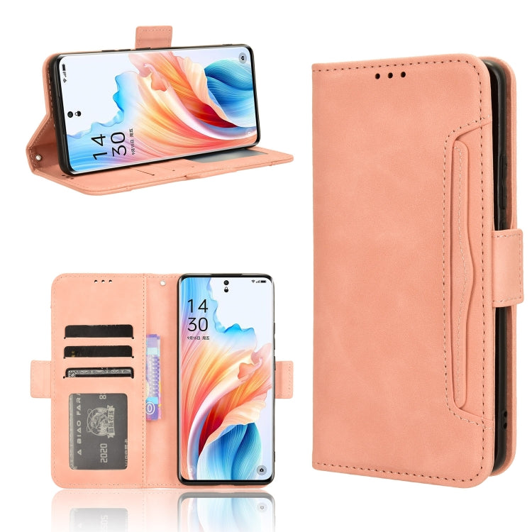 Custodia per telefono in pelle con slot per schede di consistenza al polpaccio, For OPPO A38 4G / A18 4G, For OPPO A2 Pro 5G, For OPPO A58 4G, For OPPO Reno10 / Reno10 Pro Global