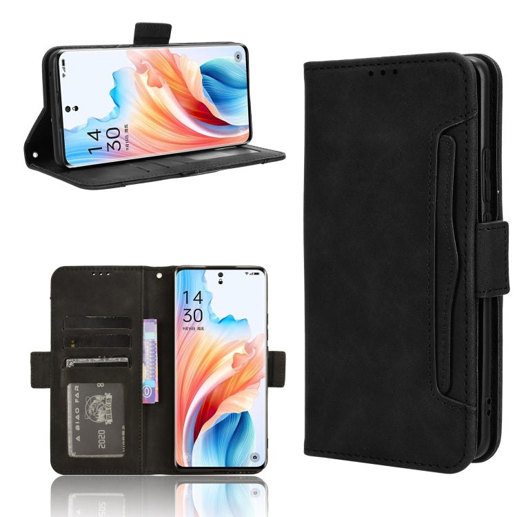 Custodia per telefono in pelle con slot per schede di consistenza al polpaccio, For OPPO A38 4G / A18 4G, For OPPO A2 Pro 5G, For OPPO A58 4G, For OPPO Reno10 / Reno10 Pro Global
