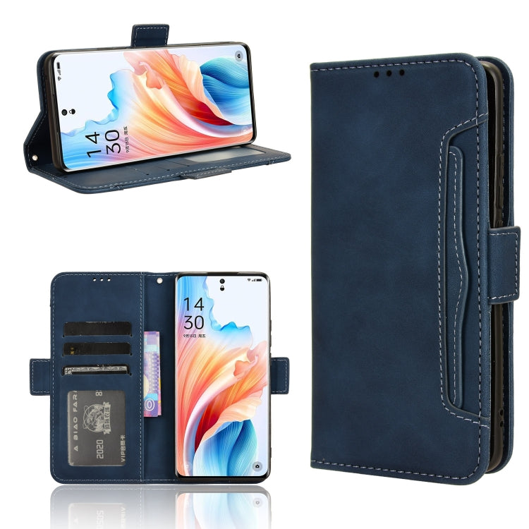 Custodia per telefono in pelle con slot per schede di consistenza al polpaccio, For OPPO A38 4G / A18 4G, For OPPO A2 Pro 5G, For OPPO A58 4G, For OPPO Reno10 / Reno10 Pro Global
