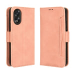 Custodia per telefono in pelle con slot per schede di consistenza al polpaccio, For OPPO A38 4G / A18 4G, For OPPO A2 Pro 5G, For OPPO A58 4G, For OPPO Reno10 / Reno10 Pro Global