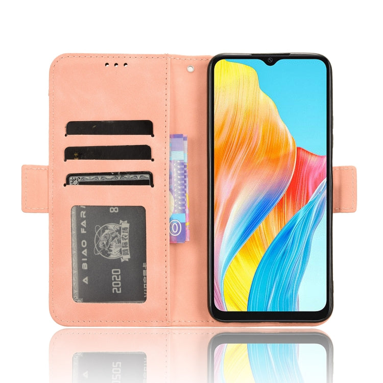 Custodia per telefono in pelle con slot per schede di consistenza al polpaccio, For OPPO A38 4G / A18 4G, For OPPO A2 Pro 5G, For OPPO A58 4G, For OPPO Reno10 / Reno10 Pro Global