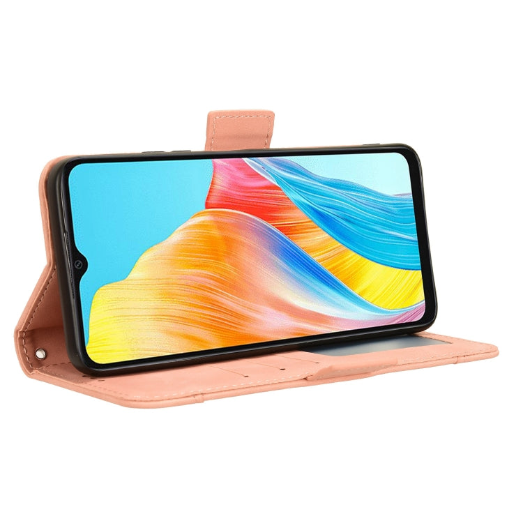 Custodia per telefono in pelle con slot per schede di consistenza al polpaccio, For OPPO A38 4G / A18 4G, For OPPO A2 Pro 5G, For OPPO A58 4G, For OPPO Reno10 / Reno10 Pro Global