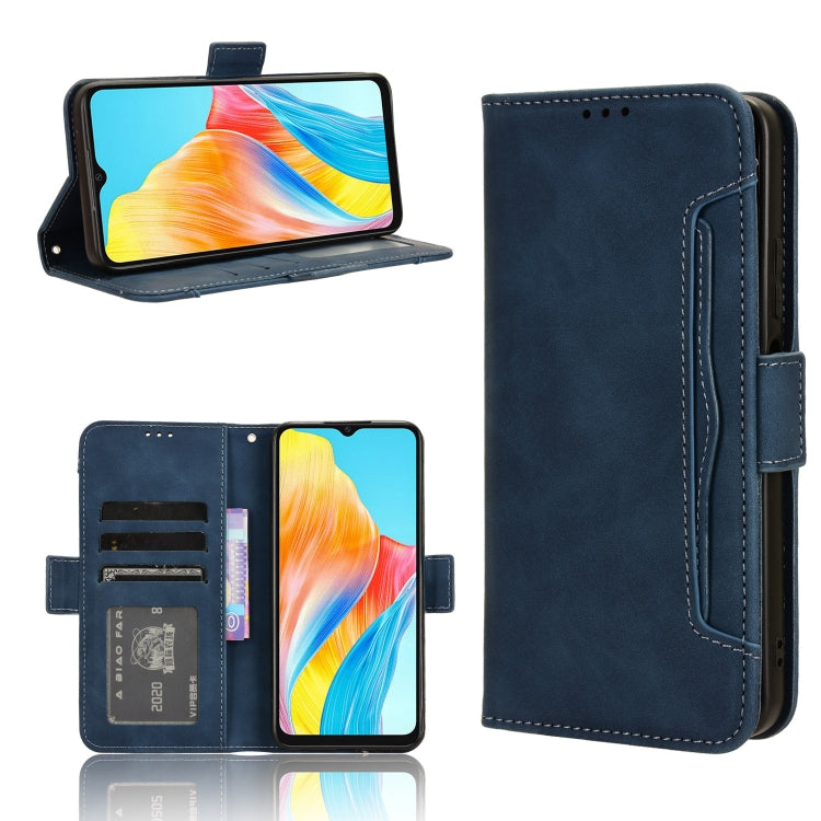 Custodia per telefono in pelle con slot per schede di consistenza al polpaccio, For OPPO A38 4G / A18 4G, For OPPO A2 Pro 5G, For OPPO A58 4G, For OPPO Reno10 / Reno10 Pro Global