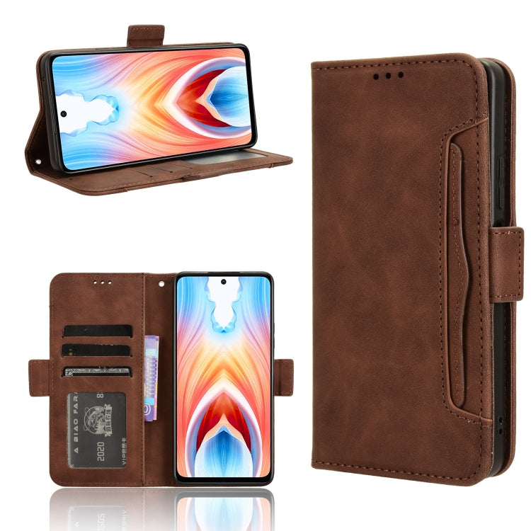 Custodia per telefono in pelle con slot per schede di consistenza al polpaccio, For OPPO Reno11 Pro 5G Global, For OPPO Find X7 Ultra 5G, For OPPO A79 5G / A2 5G, For OPPO Find N3 / OnePlus Open