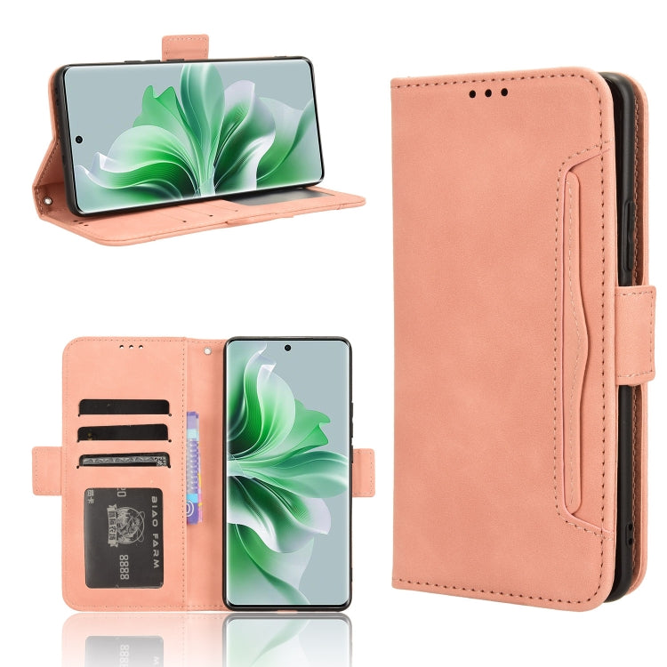 Custodia per telefono in pelle con slot per schede di consistenza al polpaccio, For OPPO A3 Pro 5G Global, For OPPO Reno11 F 5G / F25 Pro 5G, For OPPO Find X7 5G, For OPPO Reno11 5G Global