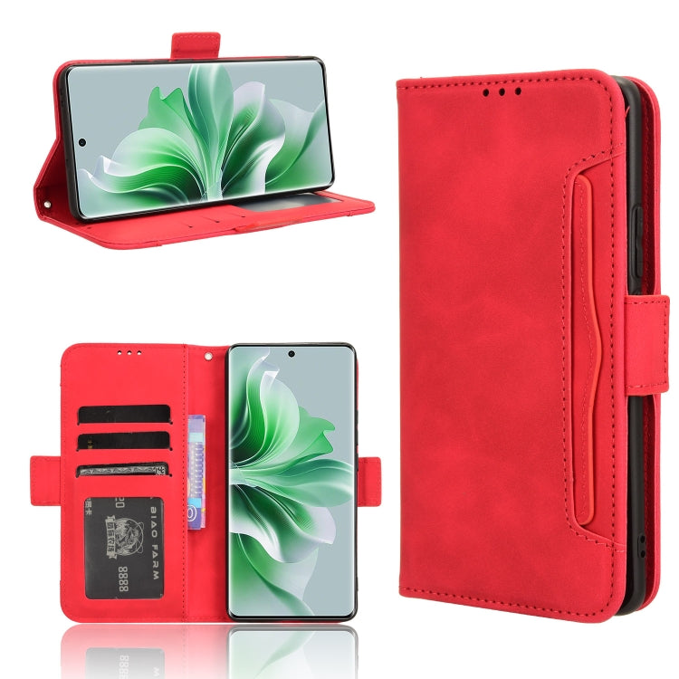 Custodia per telefono in pelle con slot per schede di consistenza al polpaccio, For OPPO A3 Pro 5G Global, For OPPO Reno11 F 5G / F25 Pro 5G, For OPPO Find X7 5G, For OPPO Reno11 5G Global