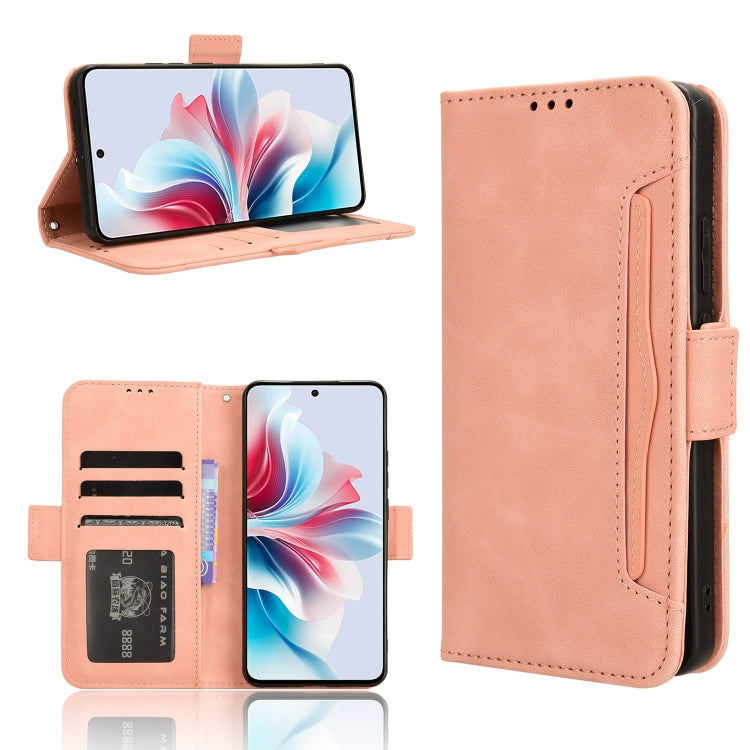 Custodia per telefono in pelle con slot per schede di consistenza al polpaccio, For OPPO A3 Pro 5G Global, For OPPO Reno11 F 5G / F25 Pro 5G, For OPPO Find X7 5G, For OPPO Reno11 5G Global