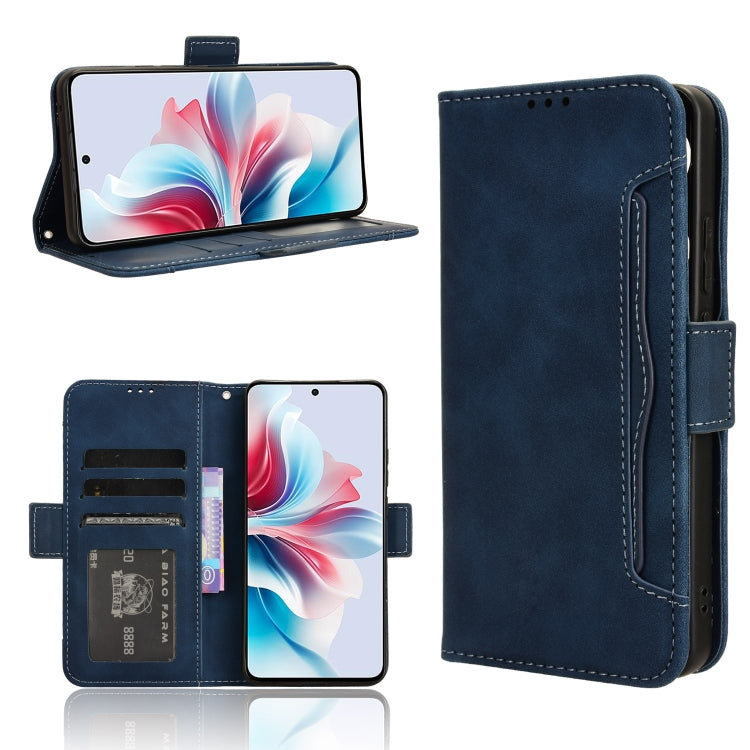 Custodia per telefono in pelle con slot per schede di consistenza al polpaccio, For OPPO A3 Pro 5G Global, For OPPO Reno11 F 5G / F25 Pro 5G, For OPPO Find X7 5G, For OPPO Reno11 5G Global