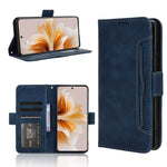 Custodia per telefono in pelle con slot per schede di consistenza al polpaccio, For OPPO Reno12 5G Global, For OPPO F27 Pro 5G / F27 Pro+ 5G, For OPPO A60 4G, For OPPO A3 Pro 5G