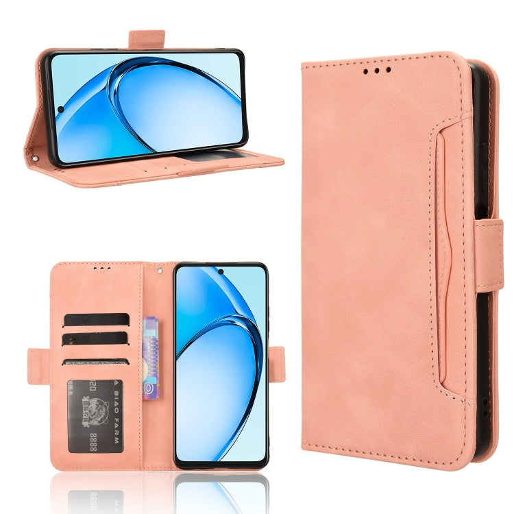 Custodia per telefono in pelle con slot per schede di consistenza al polpaccio, For OPPO Reno12 5G Global, For OPPO F27 Pro 5G / F27 Pro+ 5G, For OPPO A60 4G, For OPPO A3 Pro 5G
