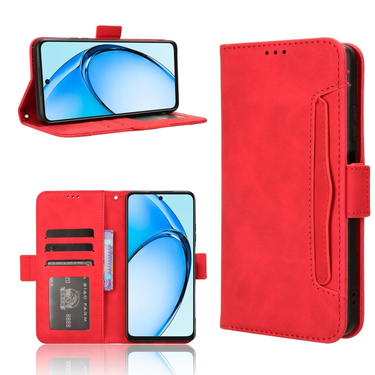 Custodia per telefono in pelle con slot per schede di consistenza al polpaccio, For OPPO Reno12 5G Global, For OPPO F27 Pro 5G / F27 Pro+ 5G, For OPPO A60 4G, For OPPO A3 Pro 5G