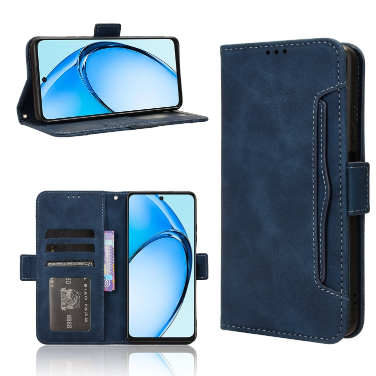 Custodia per telefono in pelle con slot per schede di consistenza al polpaccio, For OPPO Reno12 5G Global, For OPPO F27 Pro 5G / F27 Pro+ 5G, For OPPO A60 4G, For OPPO A3 Pro 5G