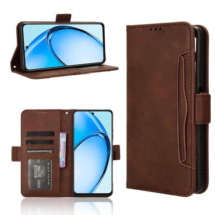Custodia per telefono in pelle con slot per schede di consistenza al polpaccio, For OPPO Reno12 5G Global, For OPPO F27 Pro 5G / F27 Pro+ 5G, For OPPO A60 4G, For OPPO A3 Pro 5G