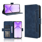 Custodia per telefono in pelle con slot per schede di consistenza al polpaccio, For OPPO A3 Pro 5G Global, For OPPO Reno11 F 5G / F25 Pro 5G, For OPPO Find X7 5G, For OPPO Reno11 5G Global