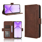 Custodia per telefono in pelle con slot per schede di consistenza al polpaccio, For OPPO A3 Pro 5G Global, For OPPO Reno11 F 5G / F25 Pro 5G, For OPPO Find X7 5G, For OPPO Reno11 5G Global