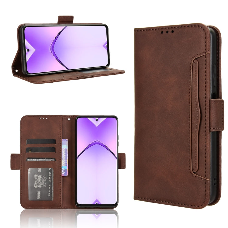 Custodia per telefono in pelle con slot per schede di consistenza al polpaccio, For OPPO A3 Pro 5G Global, For OPPO Reno11 F 5G / F25 Pro 5G, For OPPO Find X7 5G, For OPPO Reno11 5G Global