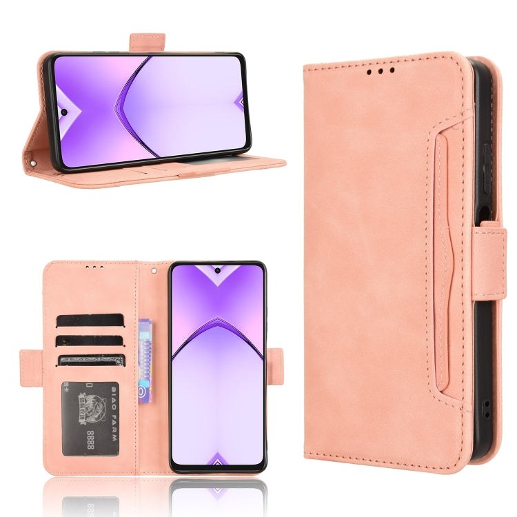 Custodia per telefono in pelle con slot per schede di consistenza al polpaccio, For OPPO A3x 5G India, For OPPO Reno12 F 5G, For OPPO Reno11 PJH110, For OPPO Reno12 Pro 5G Global
