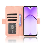 Custodia per telefono in pelle con slot per schede di consistenza al polpaccio, For OPPO A3x 5G India, For OPPO Reno12 F 5G, For OPPO Reno11 PJH110, For OPPO Reno12 Pro 5G Global