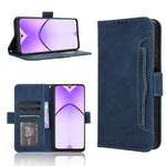 Custodia per telefono in pelle con slot per schede di consistenza al polpaccio, For OPPO A3x 5G India, For OPPO Reno12 F 5G, For OPPO Reno11 PJH110, For OPPO Reno12 Pro 5G Global