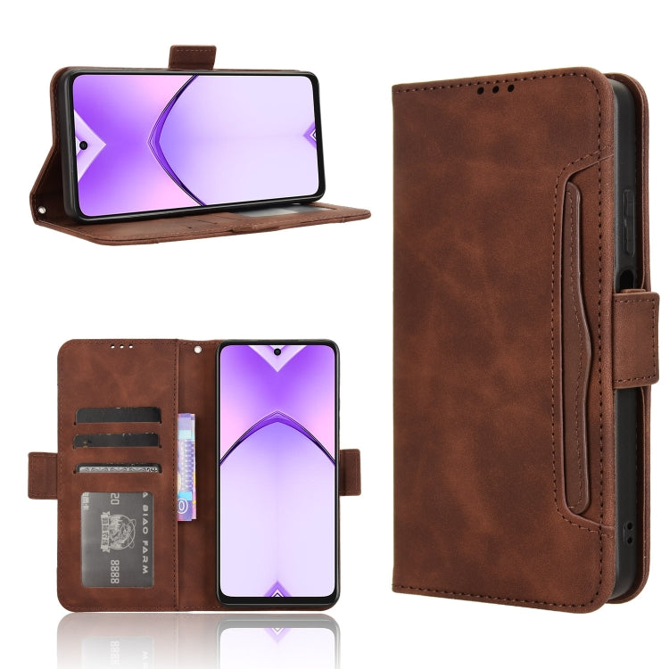 Custodia per telefono in pelle con slot per schede di consistenza al polpaccio, For OPPO A3x 5G India, For OPPO Reno12 F 5G, For OPPO Reno11 PJH110, For OPPO Reno12 Pro 5G Global