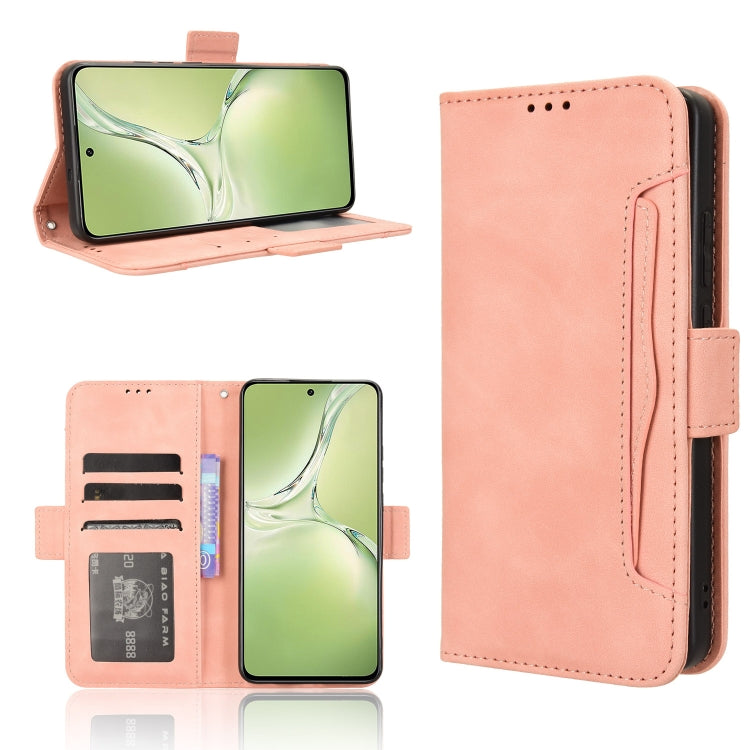 Custodia per telefono in pelle con slot per schede di consistenza al polpaccio, For OPPO Reno13 5G Global, For OPPO Reno13 F 4G / 5G, For OPPO Find X8, For OPPO K12X 5G / OnePlus Nord CE4 Lite 5G