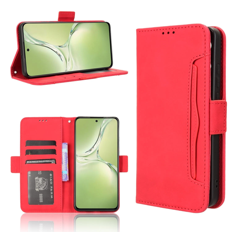 Custodia per telefono in pelle con slot per schede di consistenza al polpaccio, For OPPO Reno13 5G Global, For OPPO Reno13 F 4G / 5G, For OPPO Find X8, For OPPO K12X 5G / OnePlus Nord CE4 Lite 5G