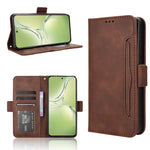 Custodia per telefono in pelle con slot per schede di consistenza al polpaccio, For OPPO Reno13 5G Global, For OPPO Reno13 F 4G / 5G, For OPPO Find X8, For OPPO K12X 5G / OnePlus Nord CE4 Lite 5G