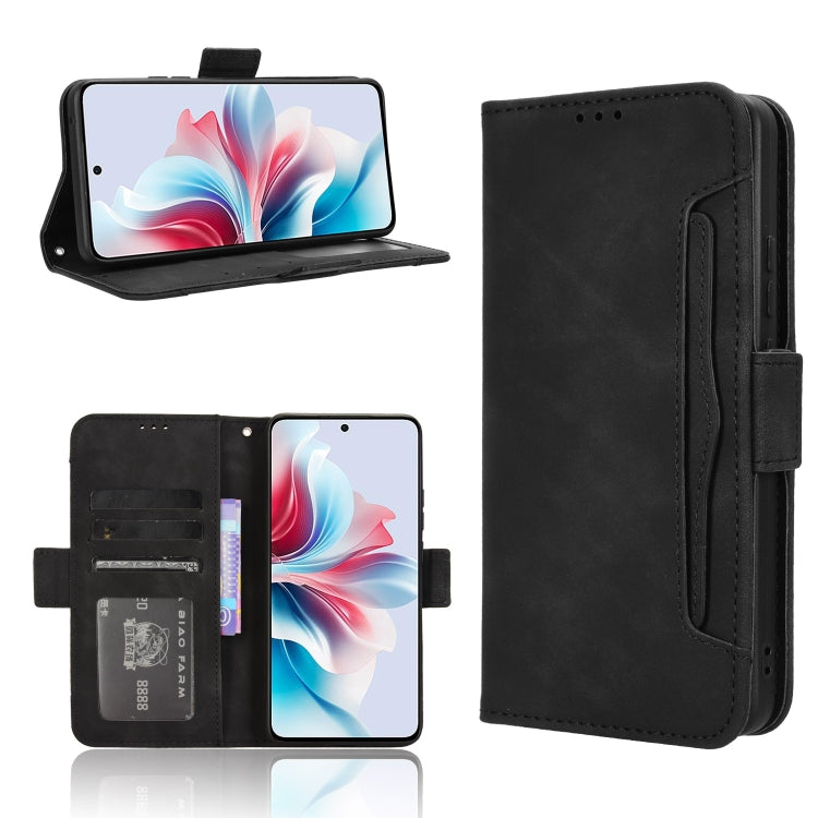 Custodia per telefono in pelle con slot per schede di consistenza al polpaccio, For OPPO A3x 5G India, For OPPO Reno12 F 5G, For OPPO Reno11 PJH110, For OPPO Reno12 Pro 5G Global