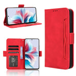 Custodia per telefono in pelle con slot per schede di consistenza al polpaccio, For OPPO A3x 5G India, For OPPO Reno12 F 5G, For OPPO Reno11 PJH110, For OPPO Reno12 Pro 5G Global