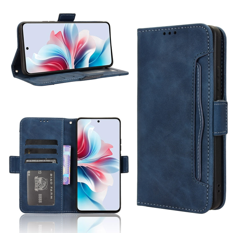 Custodia per telefono in pelle con slot per schede di consistenza al polpaccio, For OPPO A3x 5G India, For OPPO Reno12 F 5G, For OPPO Reno11 PJH110, For OPPO Reno12 Pro 5G Global