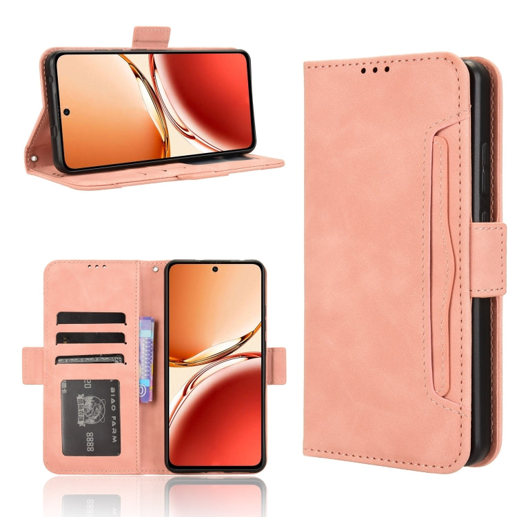 Custodia per telefono in pelle con slot per schede di consistenza al polpaccio, For OPPO A3x 5G India, For OPPO Reno12 F 5G, For OPPO Reno11 PJH110, For OPPO Reno12 Pro 5G Global